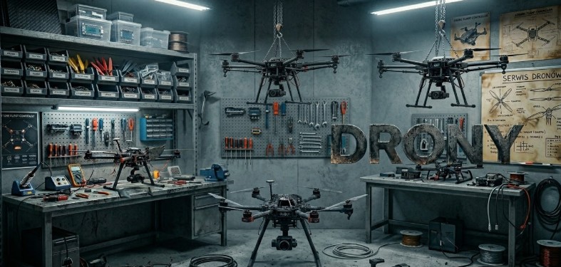 Sala dronowa pięknieje